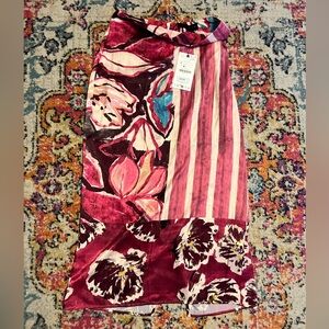 Zara high waisted straight midi Skirt